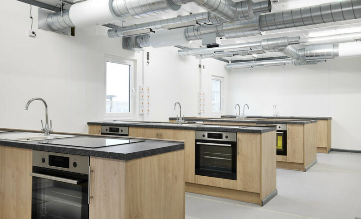 Cooking Classroom at Weavers Academy | Education Sector | Premier Modular