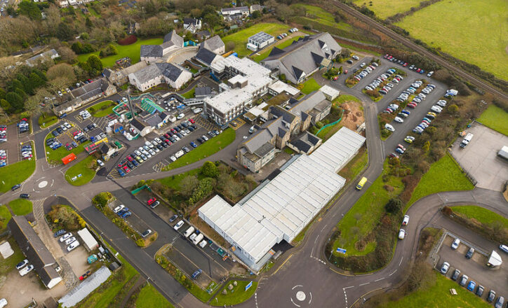 Drone of Stroke ward, Redruth and Camborne Hospital | Healthcare | Premier Modular